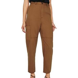 AG Adriano Goldschmied Renn Utility High Rise Barrel Pant Size 25 NWT 80s Retro
